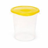 Rubbermaid, Round Storage Container, 8 qt, 10 5/8" Deep, Clear, Polypropylene