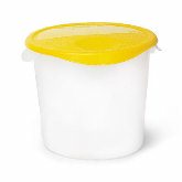 Rubbermaid, Round Storage Container, 22 qt, 14" Deep, White, Polyethylene