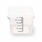 Rubbermaid, Square Lid, White, Polyethylene, 8 3/4" x 8 5/16"