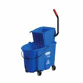 Rubbermaid, Wavebrake Specialty Mopping Combo, 35 qt Bucket Capacity, Molded Plastic, Blue
