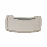 Rubbermaid Sturdy Chair Youth Seat Tray Only 11 1/2" L x 18 1/2" W x 3 1/4" H, Platinum