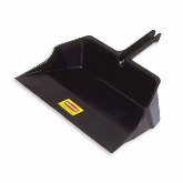 Rubbermaid Dust Pan, Jumbo, Black