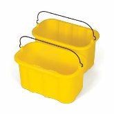 Rubbermaid Sanitizing Caddy, 10 qt, 7 1/2" L x 14" W x 8" H, 10 qt, Yellow