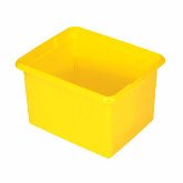 Rubbermaid Organizing Bin, 11" L x 17 1/2" W x 14" H, 30 qt, Yellow