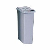 Rubbermaid, Slim Jim Confidential Document Container, 23 gallon, 20" x 11" x 31" H, Light Gray