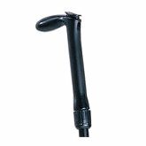 Rubbermaid Lobby Pro Upright Dust Pan, 6, Adjustable Handle Grip, Black