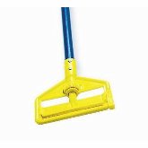 Rubbermaid, Invader Wet Mop Handle, 60" L, Vinyl Covered Aluminum w/ Yellow Plastic Head