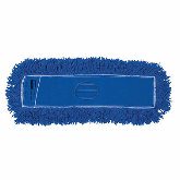 Rubbermaid Dust Mop, 24" L x 5" W, Synthetic, Blue