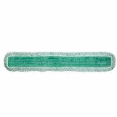 Rubbermaid Hygen Dust Pad w/ Fringe, 48", Microfiber, Green
