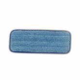 Rubbermaid Hygen Wallstair Damp Mop, 11, Microfiber, Blue