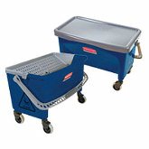 Rubbermaid, Microfiber Finish Bucket, Ergonomic, Washboard Surface