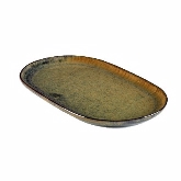 Rosenthal, Oblong Tapas Plate, 9 7/8" x 6", Rusty Brown, Serax, Surface