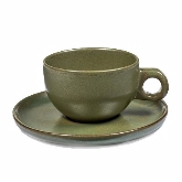 Rosenthal, Cappuccino Cup, 5 1/4" dia., w/Saucer, Camogreen, Serax, Surface