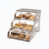 Rosseto Bakery Stand, 15 1/4" x 23 1/4" x 15 1/2" H, 3 Acrylic Drawers w/ Swing Doors