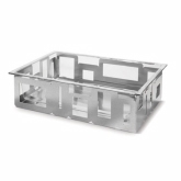 Rosseto Skycap Large Ice Tub, 21" x 13" x 6", Clear Acrylic Tub w/ S/S Housing