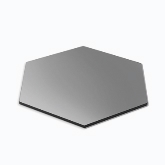 Rosseto, Platter/Display Glass Surface, Hexagon, Black, 16"