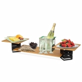 Rosseto, 5-Piece Skycap Riser Set, Multi-Level, Black Matte Finish