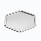 Rosseto, Platter, Medium Hexagon, S/S, 16" x 2"