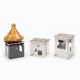 Rosseto Burner Stand, 3" H, Square, Black Matte Finish