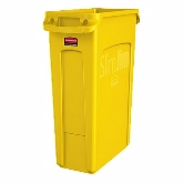 Rubbermaid, Slim Jim Waste Container, 23 gallon, 22" L x 11" W x 30" H
