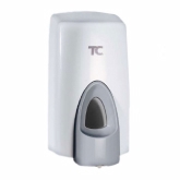 Rubbermaid TC Skin Care Dispenser, Manual Foam, Wall Mounted, Fits 800 ml or 1000 ml Refills, White