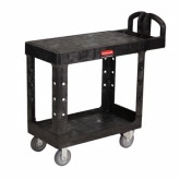 Rubbermaid Flat Shelf Utility Cart, Two Shelves