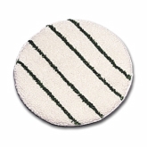 Rubbermaid Bonnet, 17 dia., Low Profile w/ Scrub Strips, Whitegreen Strips