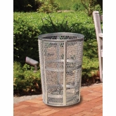 Rubbermaid Street Basket Outdoor Receptacle, 45 gallon Capacity, 24" dia. x 33" H