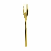 Sambonet, Dessert Fork, 7 1/2", Satin Gold, H Art, 18/10 S/S, Copper Coating