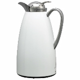 Service Ideas, Vacuum Carafe, 1 liter, White, S/S