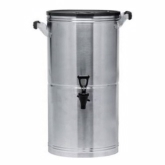 Service Ideas, Tea Dispenser, S/S & Black, 5 gallon