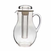 Service Ideas Inc. Pitcher, 3 liter, Ice Tube, BPA Free, Co Poly Blend Plastic