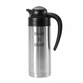 Service Ideas, Vacuum Carafe, Steelvac, "Half & Half" Etched on Side, 1 liter