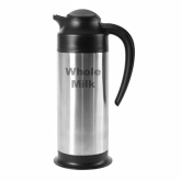 Service Ideas, Vacuum Carafe, Steelvac, "Whole Milk" Etched on Side, 18/8 S/S, 1 liter