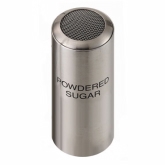 Service Ideas, Shaker, Mesh, Powdered Sugar Imprinted, 2"