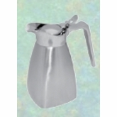 Service Ideas, Coffee Server, 14 oz, Squared Base, S/S, Brushed Finish