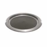 Service Ideas, Tray, 18/8 S/S, Slip-Proof Base, 16" dia.