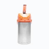 Service Ideas Inc. Airpot, Orange Lever Lid, 18/8 S/S Exterior, 3 liters