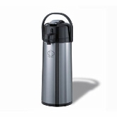 Service Ideas Inc., Eco-Air Airpot, 2.50 liter, Smooth Body, S/S, Lever Style