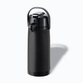Service Ideas Inc., Eco-Air Airpot, 2.20 liter, Smooth Body, Plastic, Black