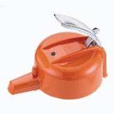 Service Ideas Inc. Eco Air Orange Lever Lid