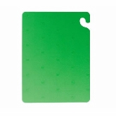 San Jamar, Kolor-Cut Cutting Board, Green, 18" x 24" x 1/2"