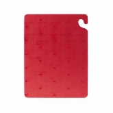 San Jamar, Kolor-Cut Cutting Board, Red, 18" x 24" x 1/2"