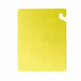 San Jamar, Kolor-Cut Cutting Board, Yellow, 15" x 20" x 1/2"