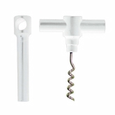 Spill-Stop Pocket Cork Screw, White