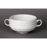 Steelite, Soup Cup, Spyro, White, Stackable, 10 oz