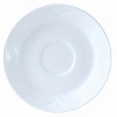 Steelite, Single Well Saucer, Bianco, White, 6"