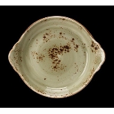 Steelite, Round Eared Dish, Craft, Green, 27 1/2 oz