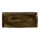 Steelite, Rectangular Narrow Rim Platter, 14 1/2" x 6 1/2", Craft Brown