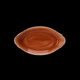 Steelite, Oval Eared Dish, Craft, Terracotta, 9 1/2" x 5 1/2"